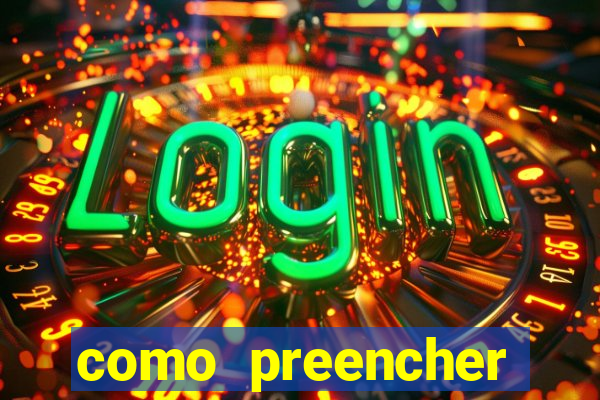 como preencher recibo de pagamento